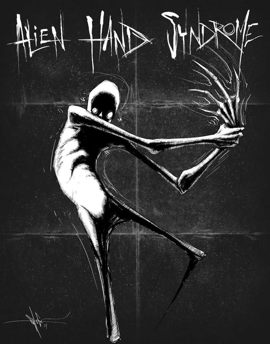 Alien Hand Syndrome Acrylic Wall Art