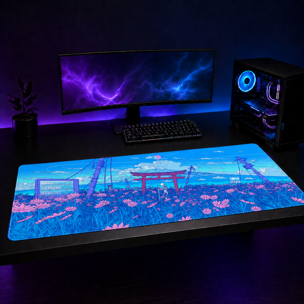 Garden XXL Gaming Mouse Pad & Desk Mat (36×16)