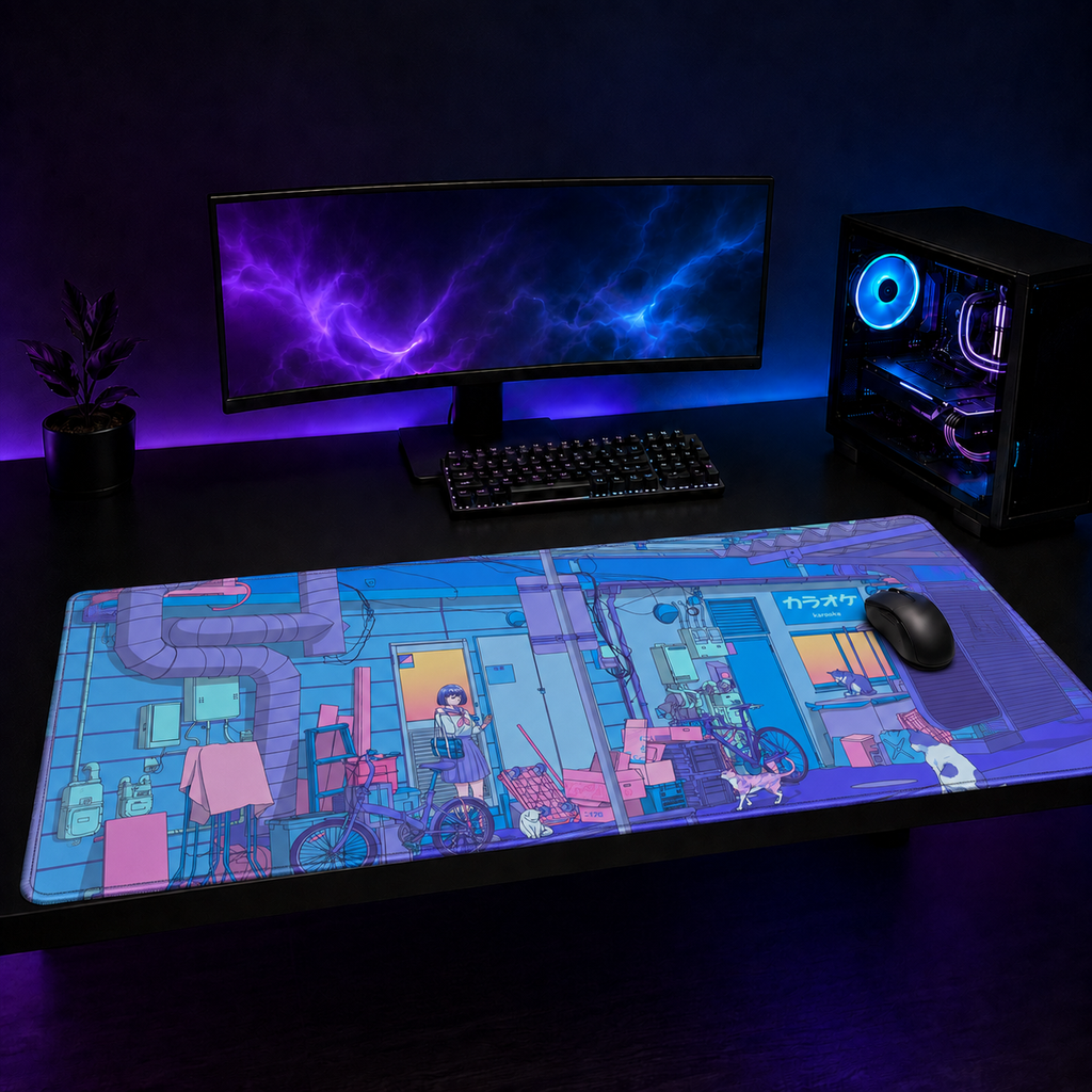 Cats XXL Gaming Mouse Pad & Desk Mat (36×16)
