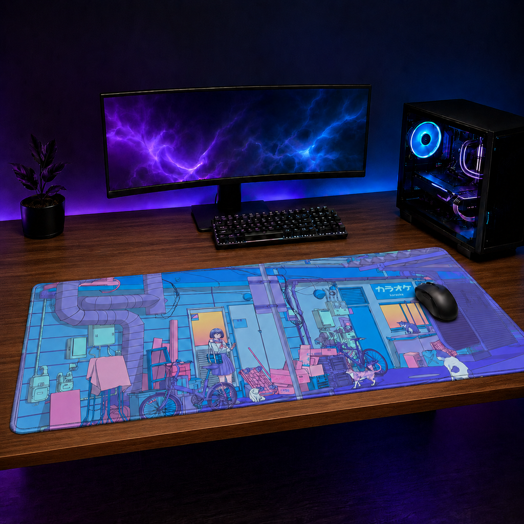 Cats XXL Gaming Mouse Pad & Desk Mat (36×16)