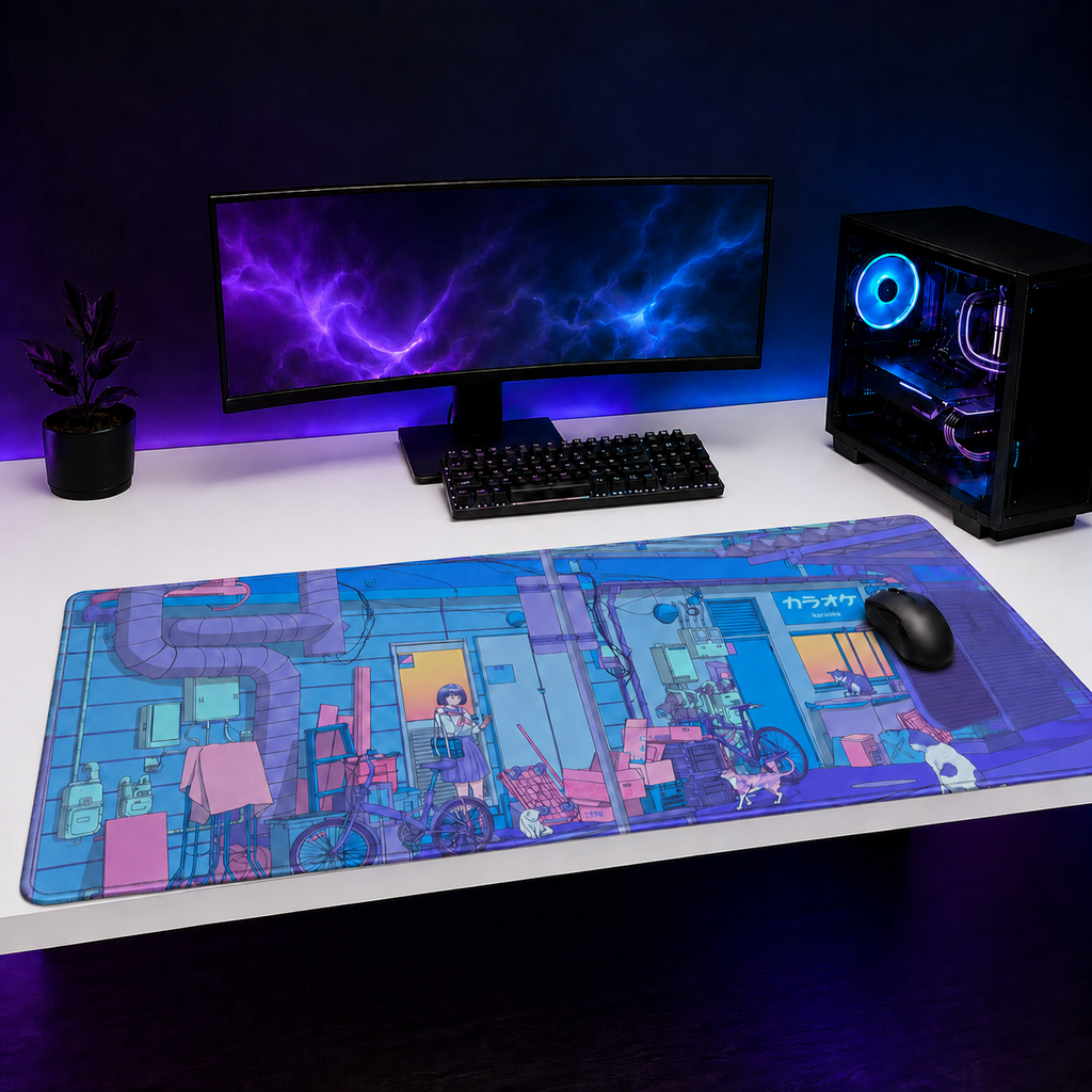 Cats XXL Gaming Mouse Pad & Desk Mat (36×16)