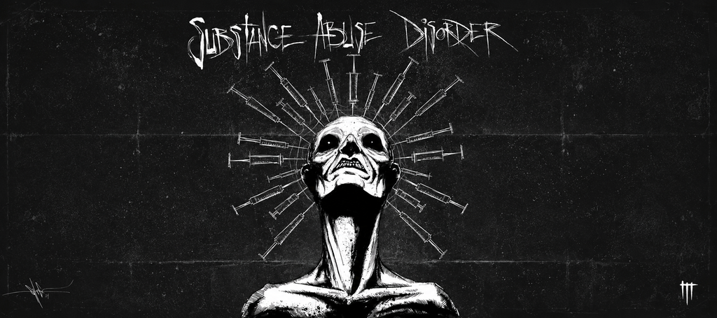 Substance Abuse Disorder XXL Gaming Mouse Pad & Desk Mat (36×16)