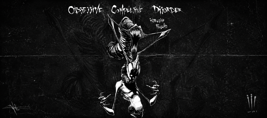 OCD (Intrusive Thoughts) XXL Gaming Mouse Pad & Desk Mat (36×16)