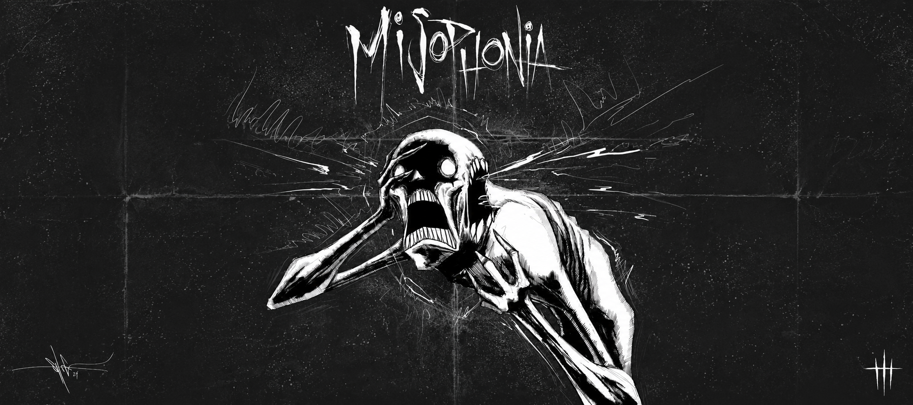 Misophonia XXL Gaming Mouse Pad & Desk Mat (36×16)