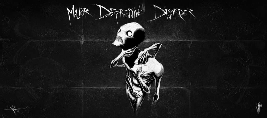 Major Depressive Disorder XXL Gaming Mouse Pad & Desk Mat (36×16)