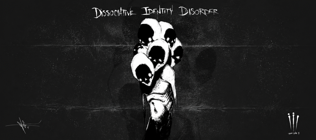 Dissociative Identity Disorder XXL Gaming Mouse Pad & Desk Mat (36×16)