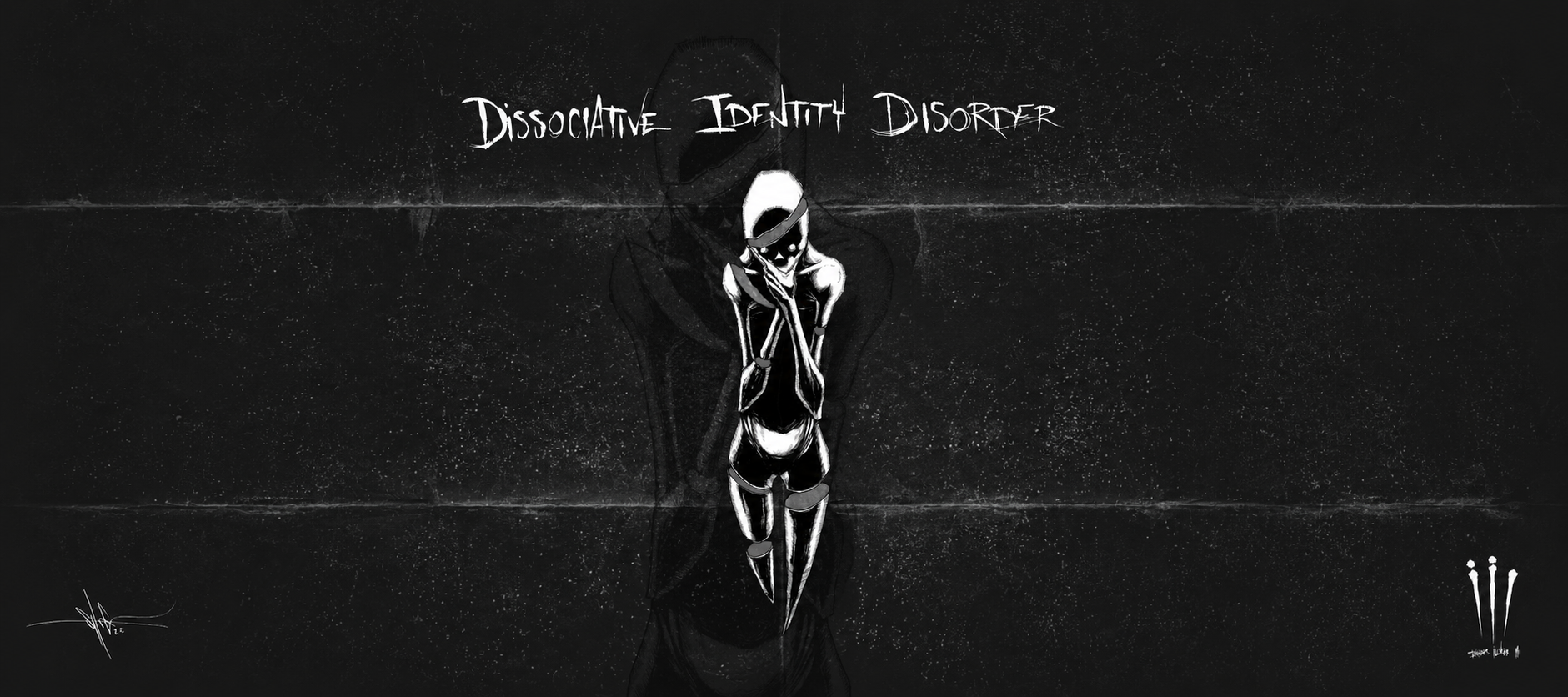 Dissociative Identity Disorder 2 XXL Gaming Mouse Pad & Desk Mat (36×16)