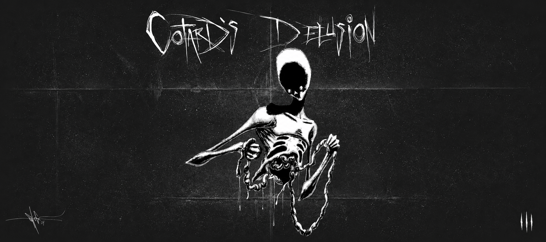 Cotard's Delusion XXL Gaming Mouse Pad & Desk Mat (36×16)