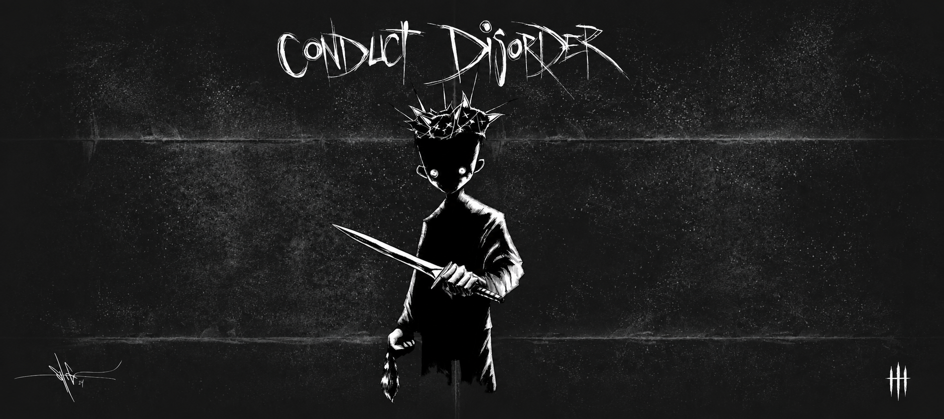 Conduct Disorder XXL Gaming Mouse Pad & Desk Mat (36×16)
