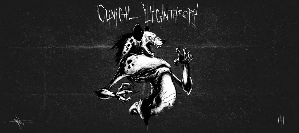 Clinical Lycanthropy XXL Gaming Mouse Pad & Desk Mat (36×16)