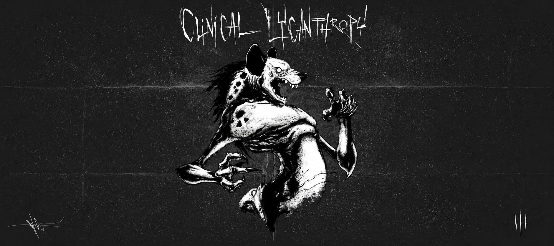 Clinical Lycanthropy XXL Gaming Mouse Pad & Desk Mat (36×16)