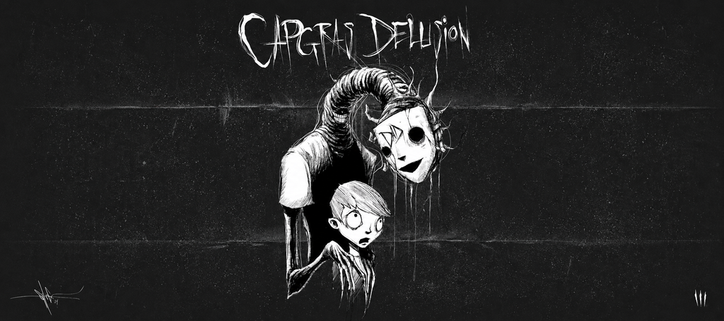 Capgras Delusion XXL Gaming Mouse Pad & Desk Mat (36×16)