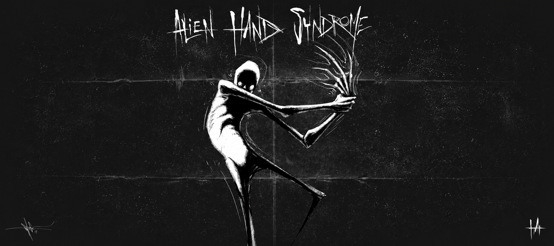 Alien Hand Syndrome XXL Gaming Mouse Pad & Desk Mat (36×16)