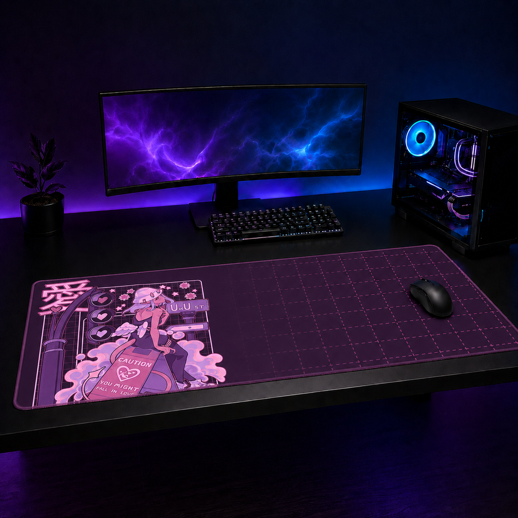 UwU XXL Gaming Mouse Pad & Desk Mat (36×16)
