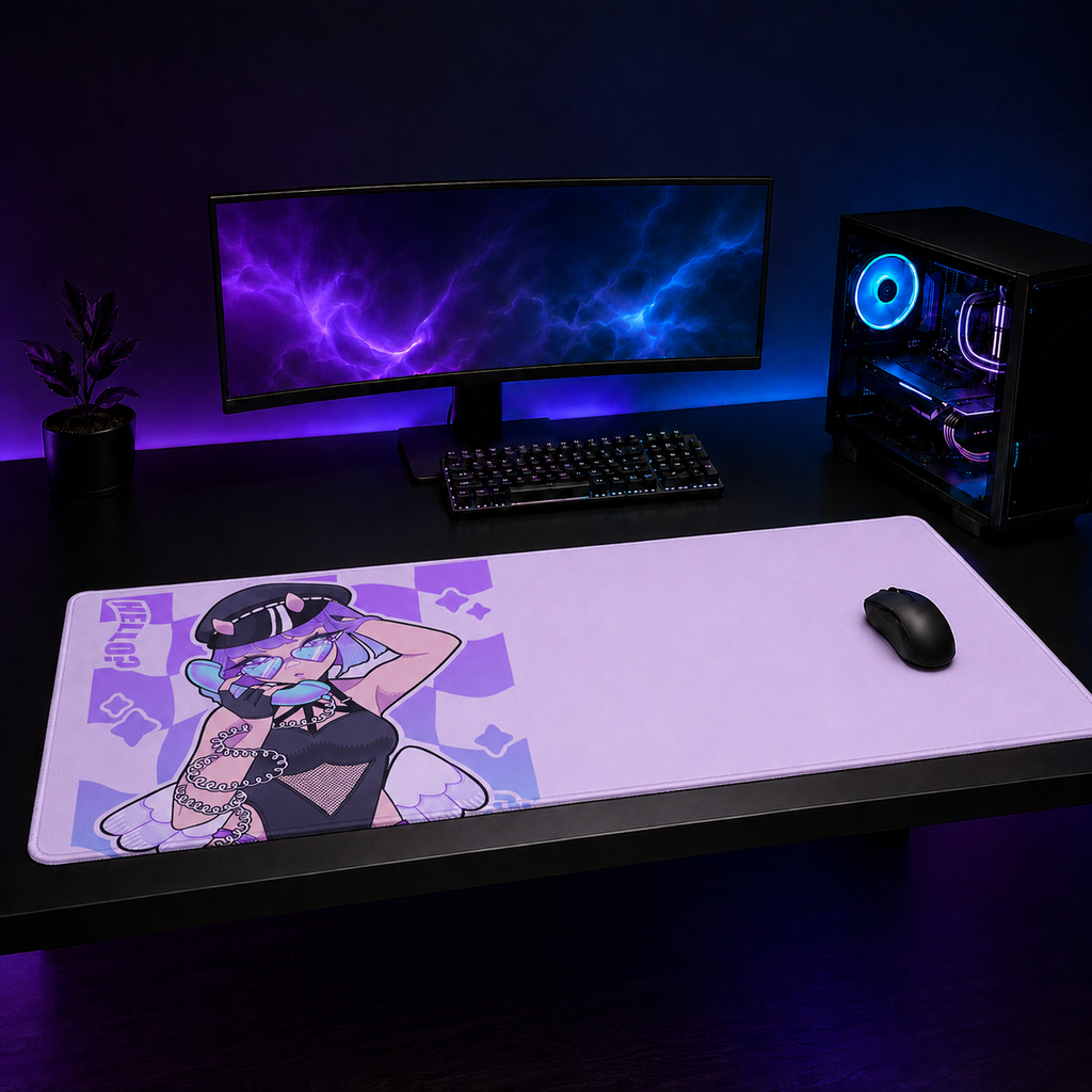 Hello XXL Gaming Mouse Pad & Desk Mat (36×16)