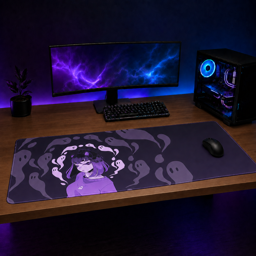 Ghosts XXL Gaming Mouse Pad & Desk Mat (36×16)