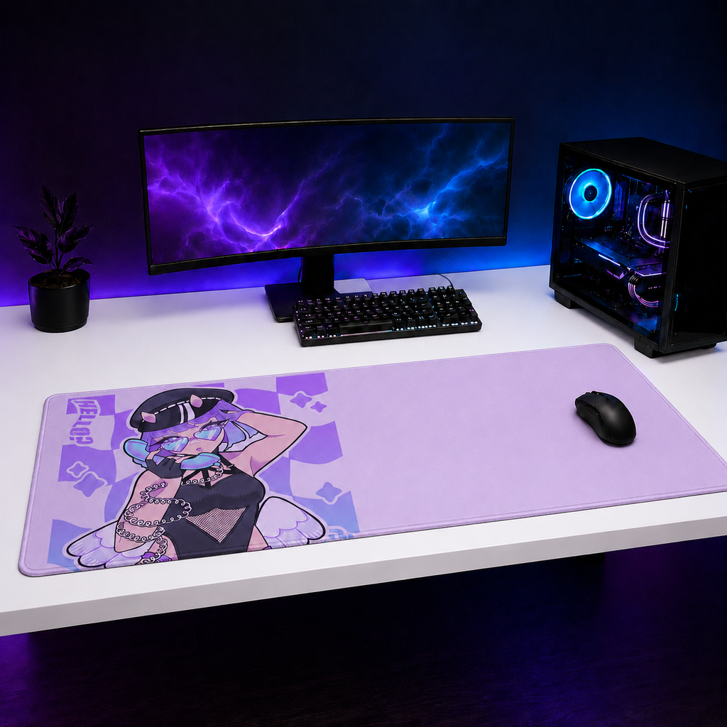 Hello XXL Gaming Mouse Pad & Desk Mat (36×16)