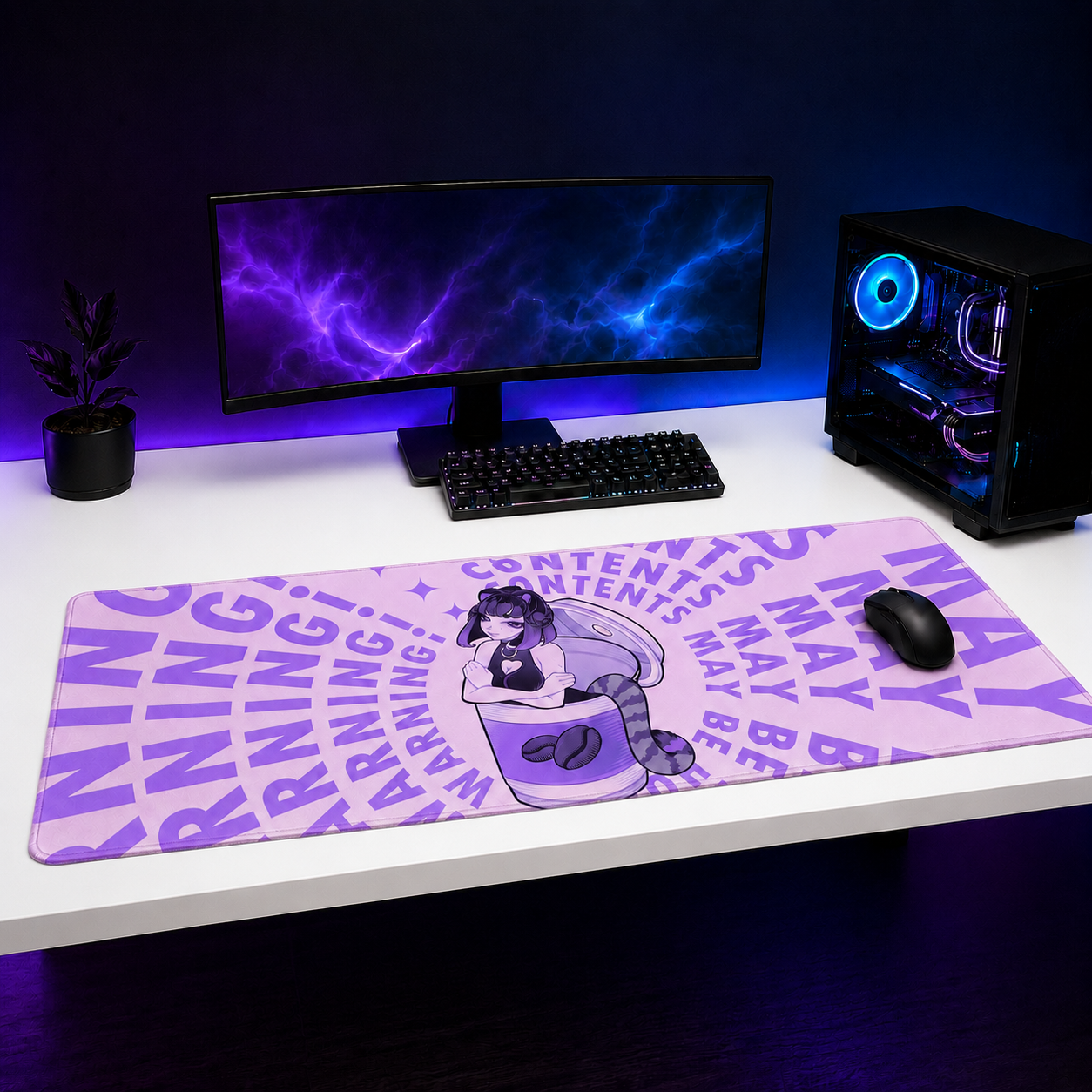 Hot Contents XXL Gaming Mouse Pad & Desk Mat (36×16)
