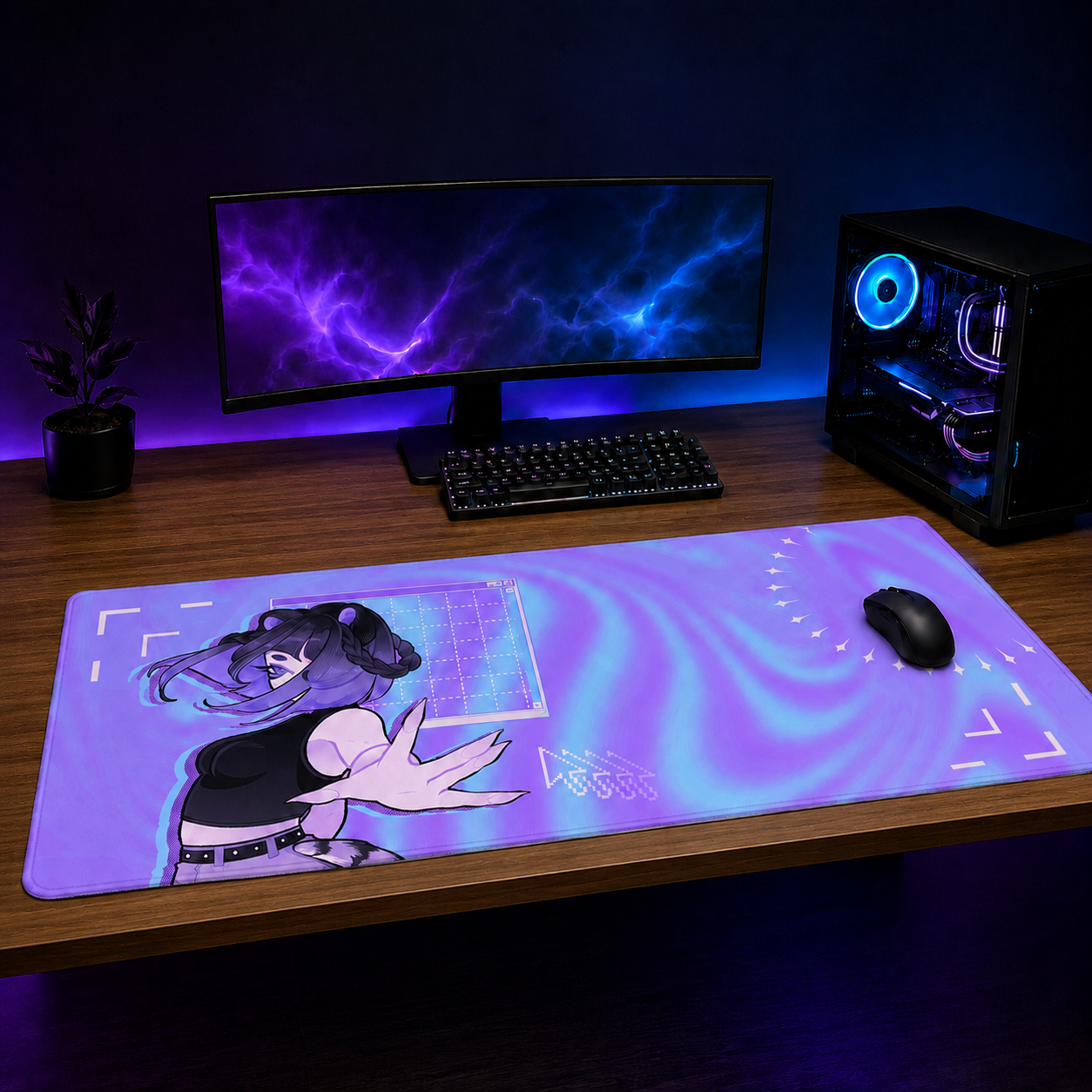 Worthless Words XXL Gaming Mouse Pad & Desk Mat (36×16)