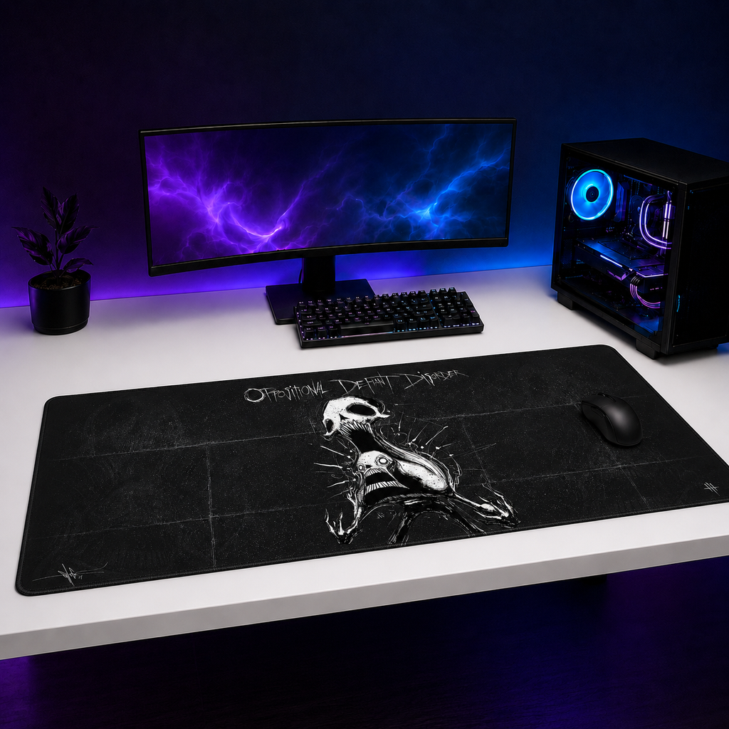 Oppositional Defiant Disorder XXL Gaming Mouse Pad & Desk Mat (36×16)