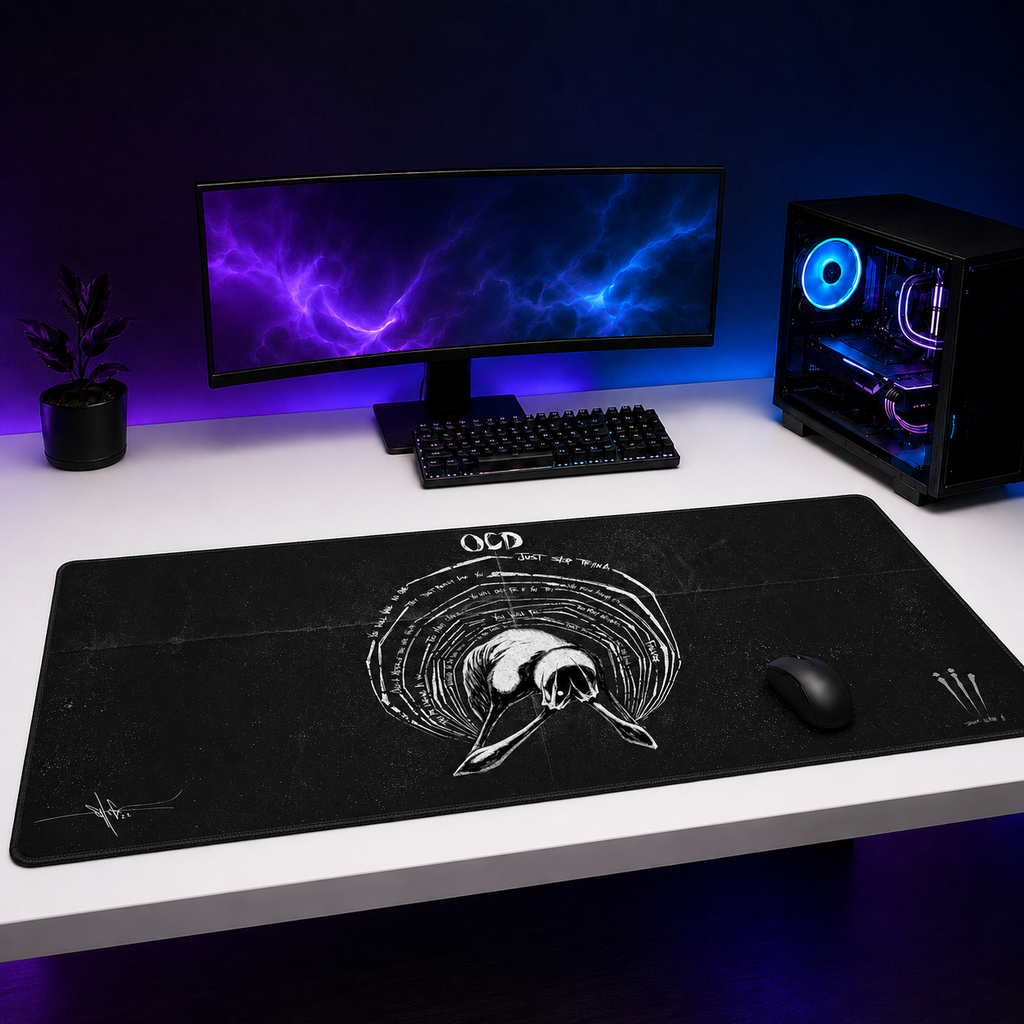 OCD XXL Gaming Mouse Pad & Desk Mat (36×16)