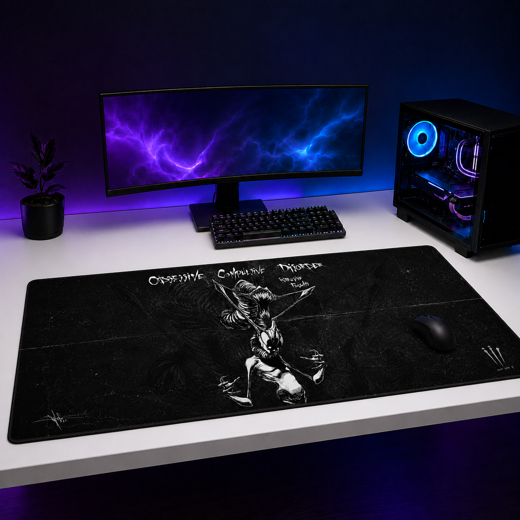 OCD (Intrusive Thoughts) XXL Gaming Mouse Pad & Desk Mat (36×16)