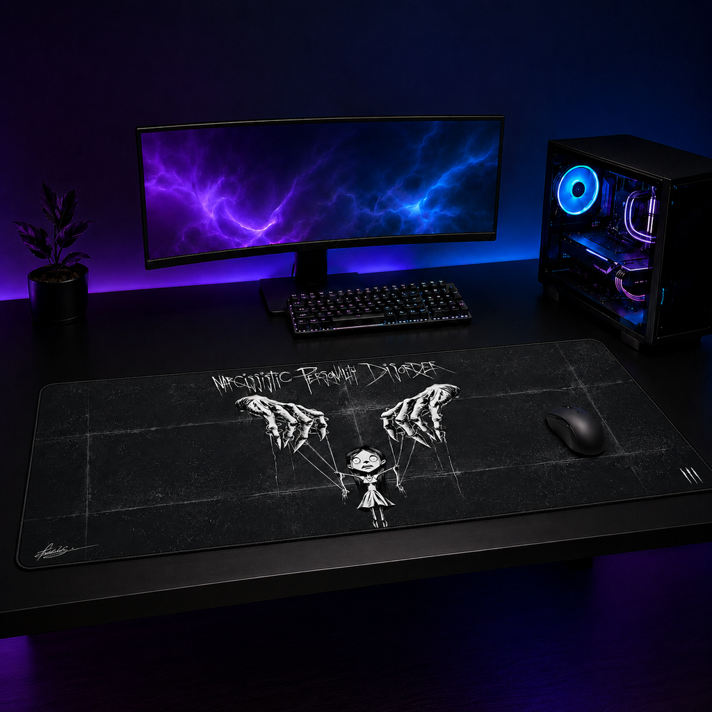 Narcissistic Personality Disorder XXL Gaming Mouse Pad & Desk Mat (36×16)
