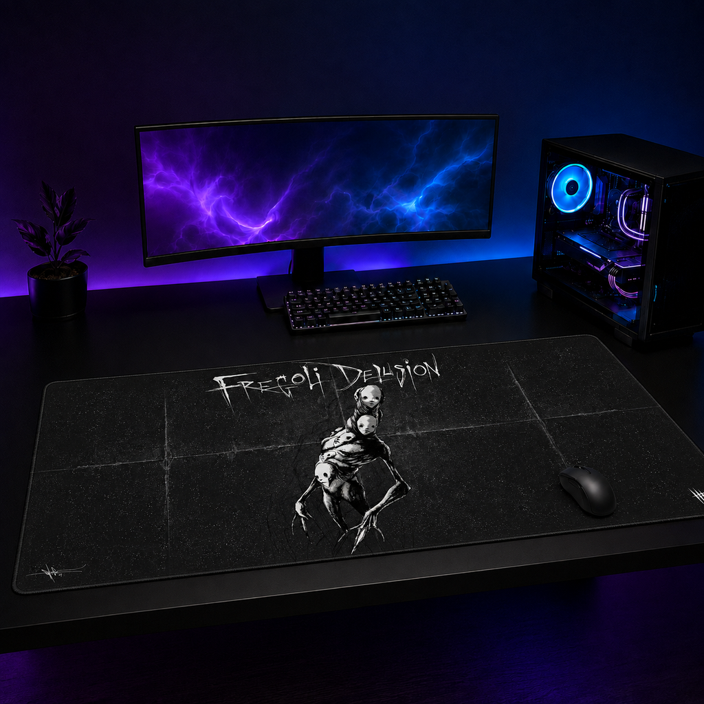 Fregoli Delusion XXL Gaming Mouse Pad & Desk Mat (36×16)