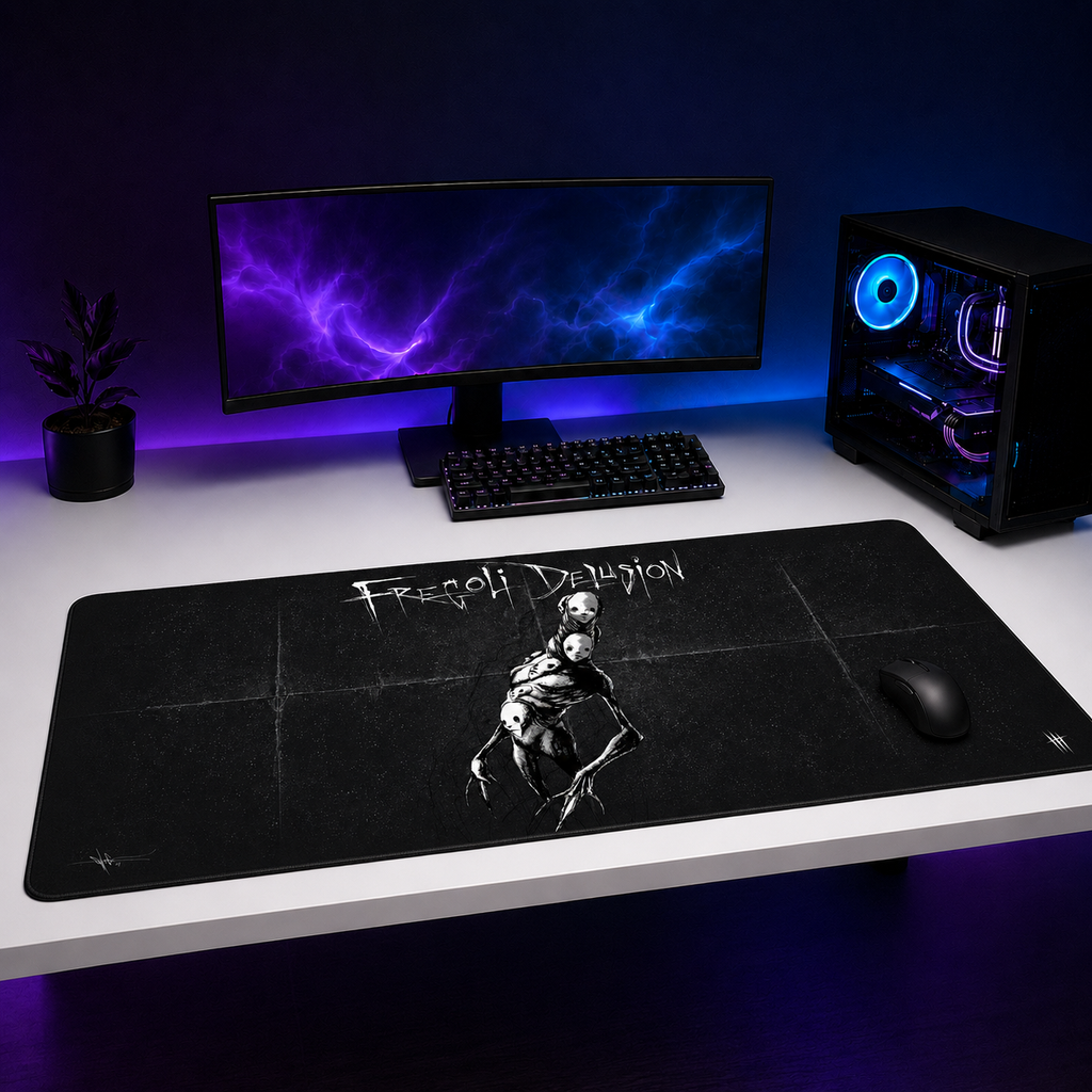 Fregoli Delusion XXL Gaming Mouse Pad & Desk Mat (36×16)
