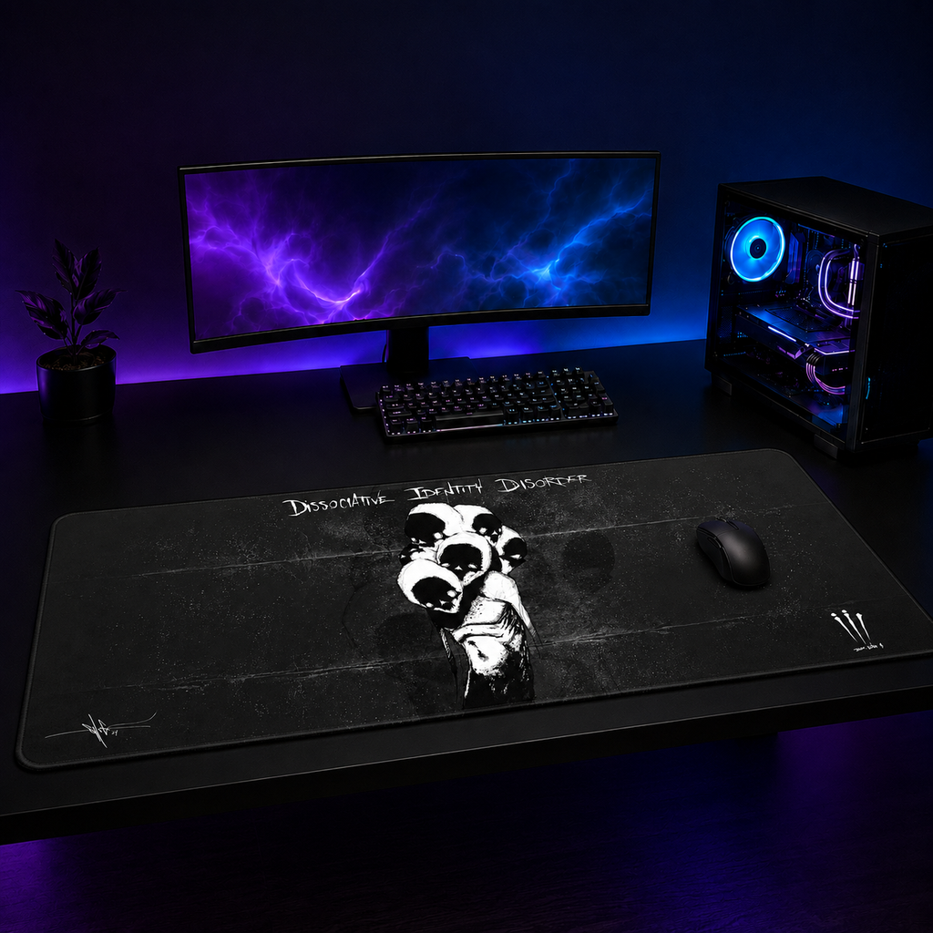 Dissociative Identity Disorder XXL Gaming Mouse Pad & Desk Mat (36×16)