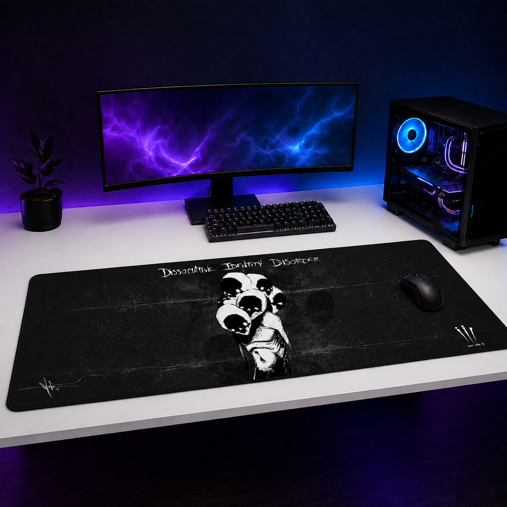 Dissociative Identity Disorder XXL Gaming Mouse Pad & Desk Mat (36×16)