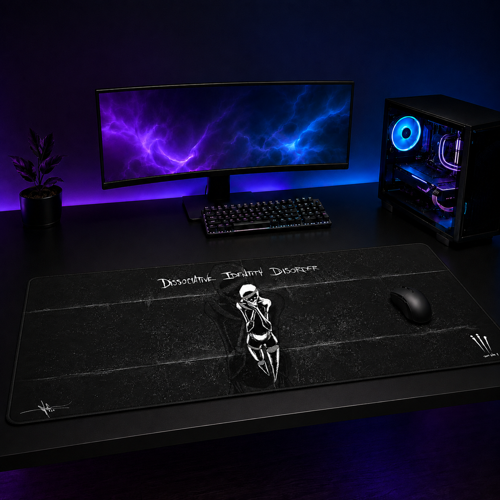 Dissociative Identity Disorder 2 XXL Gaming Mouse Pad & Desk Mat (36×16)