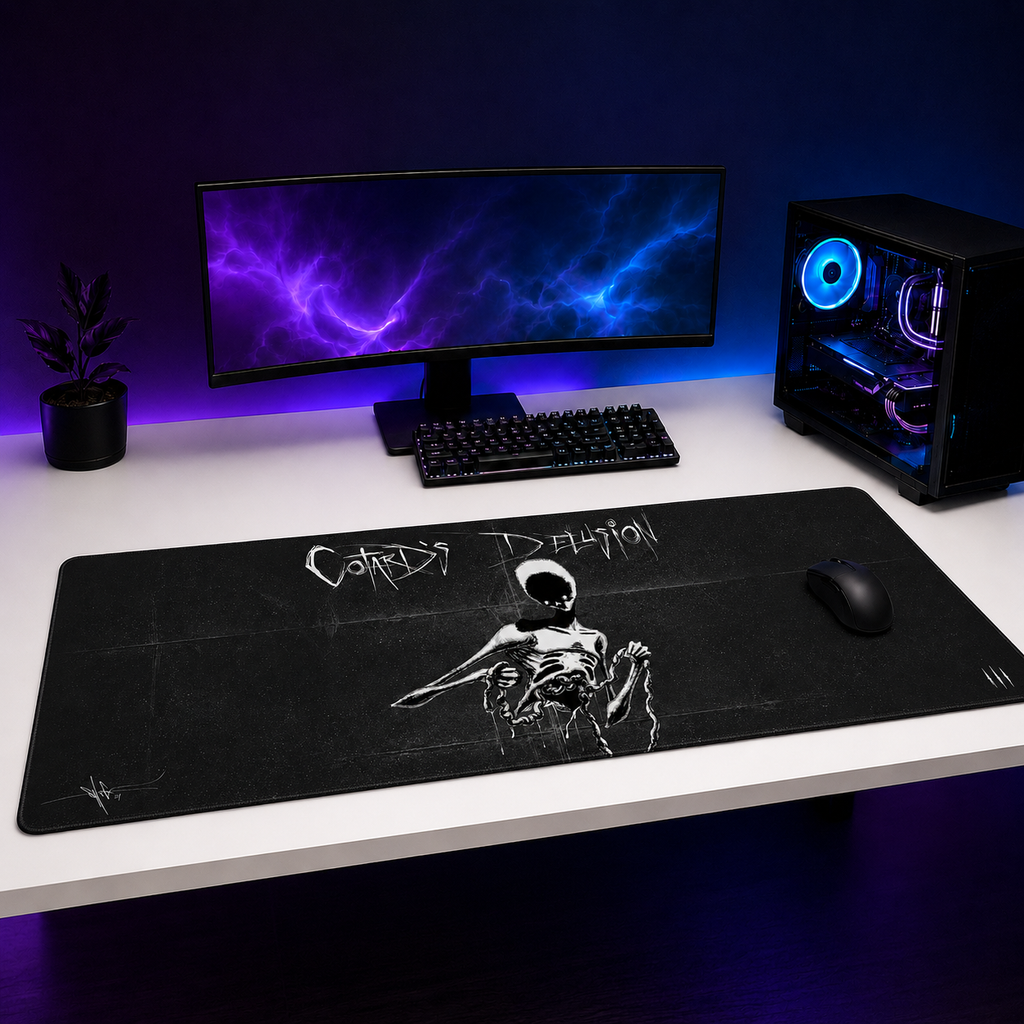 Cotard's Delusion XXL Gaming Mouse Pad & Desk Mat (36×16)