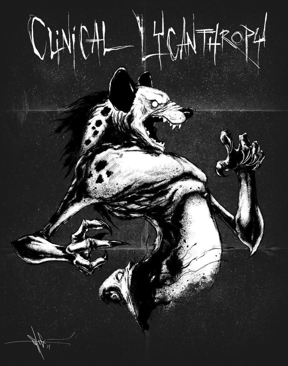 Clinical Lycanthropy Acrylic Wall Art