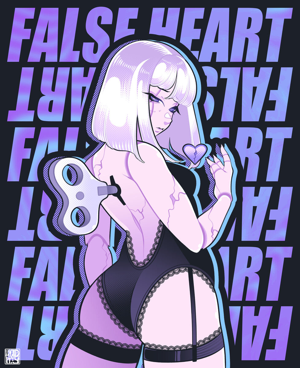 False Heart Acrylic Wall Art