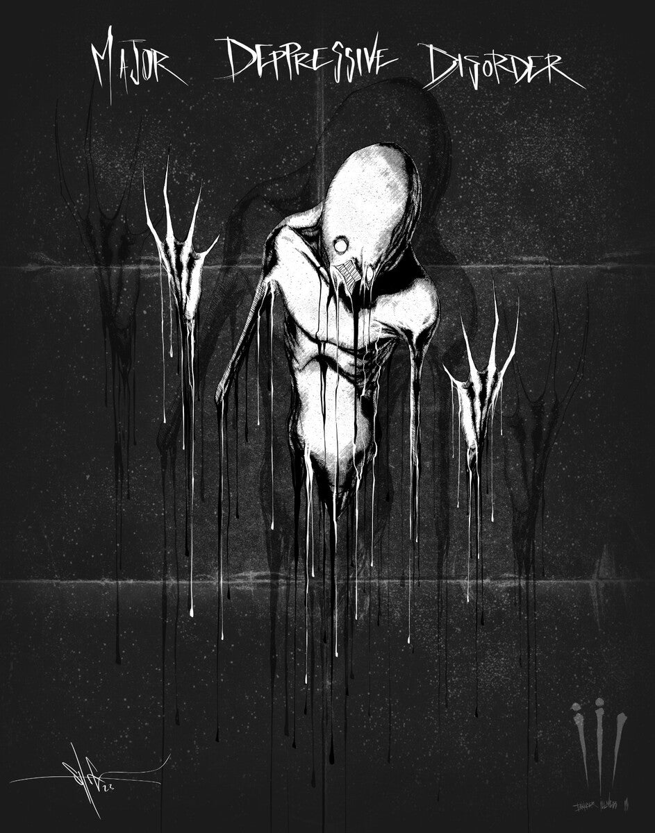 Major Depressive Disorder Acrylic Wall Art